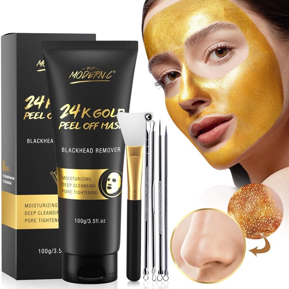 24K Gold Peel Off Face Mask 🧖‍♀️ NIB